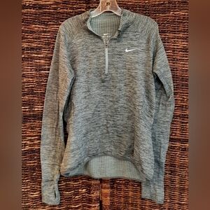Nike Shirt Women's XS Blue Element Sphere 1/2 Zip Reflective Dri Fit 686963-393